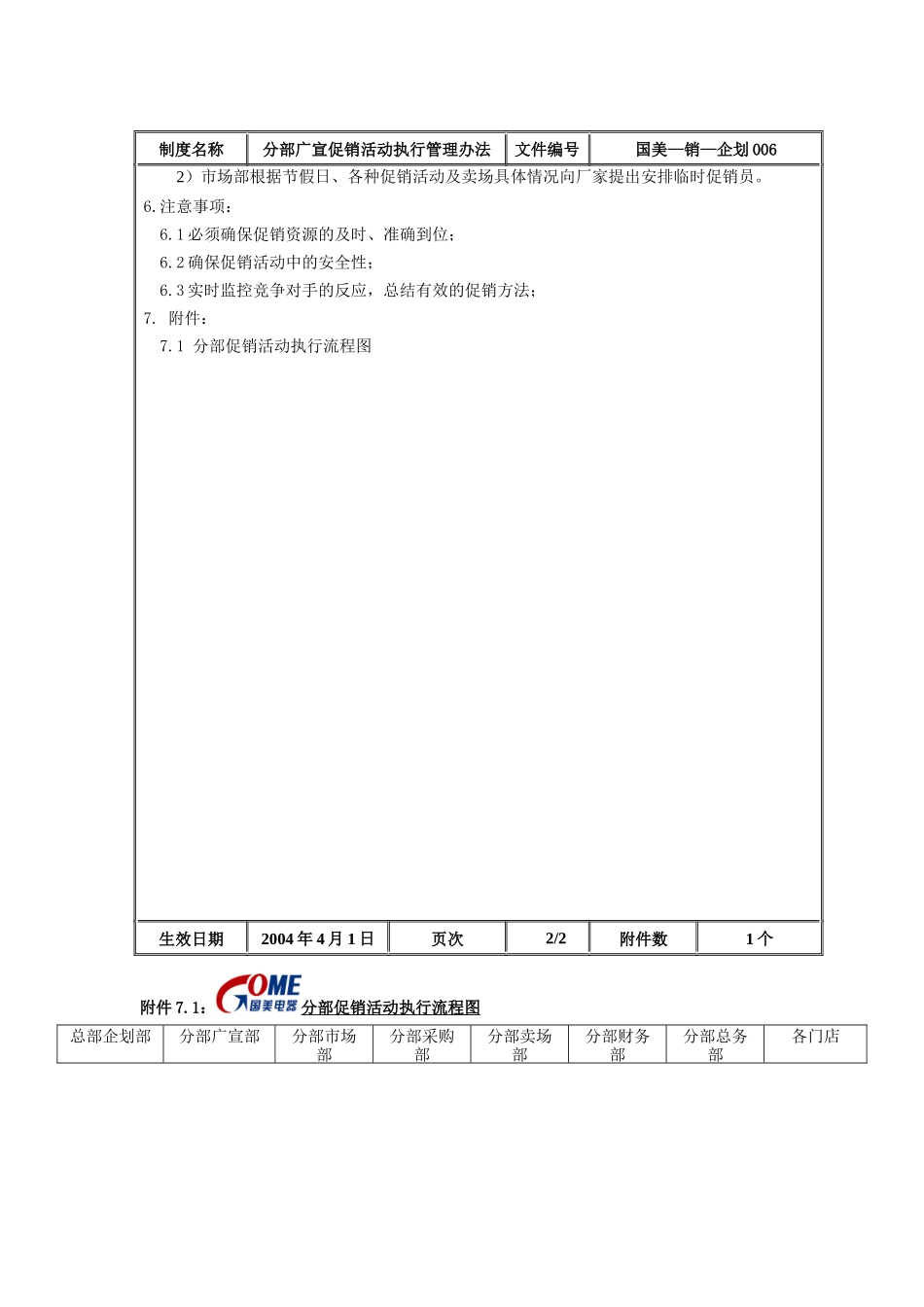 分部广宣促销活动执行管理办法_第3页