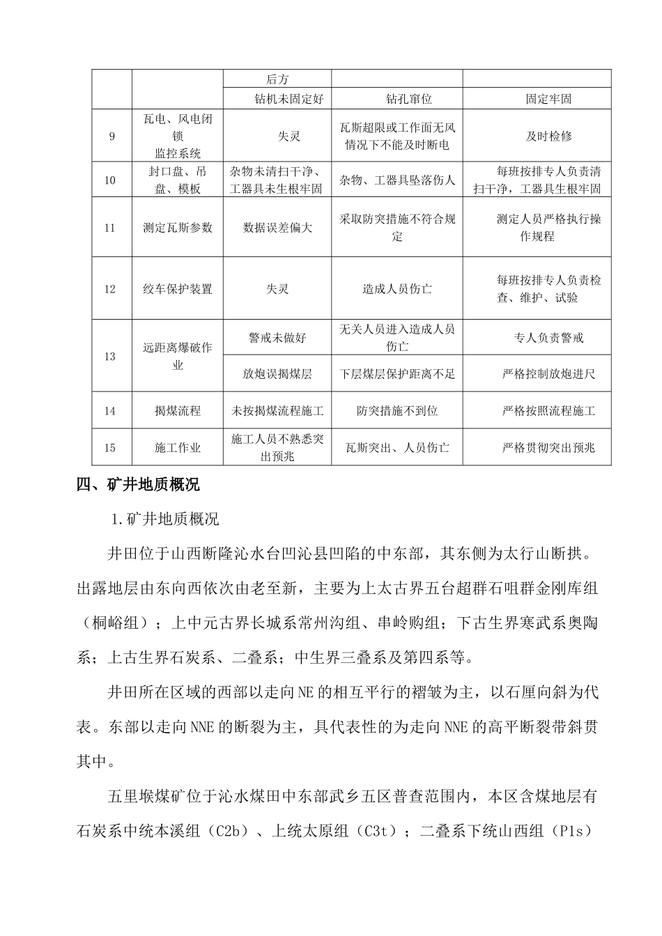 回风立井井筒15-3煤揭煤施工安全技术措施_第3页