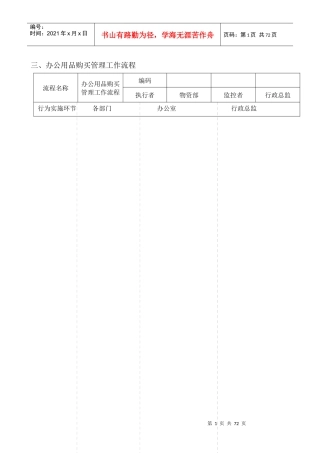 办公室工作流程汇编