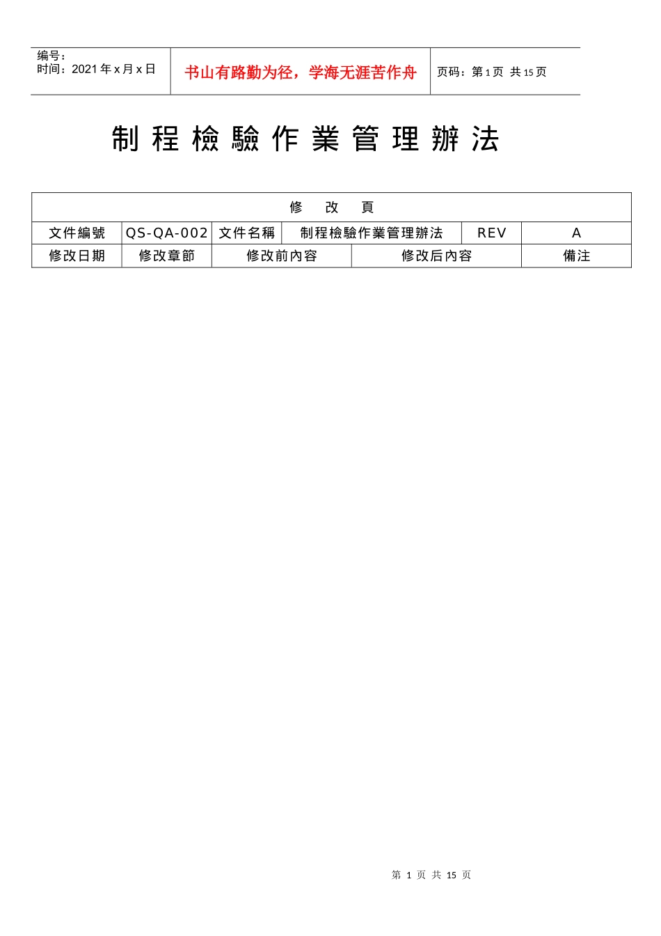 制程检验作业管理办法_第1页