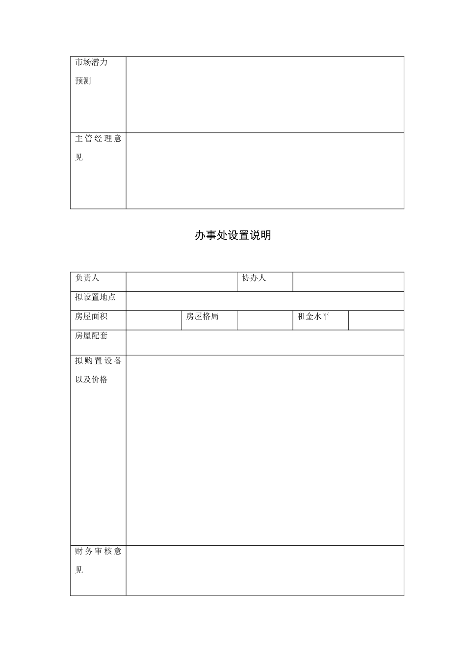 办事处工作表格汇总_第2页