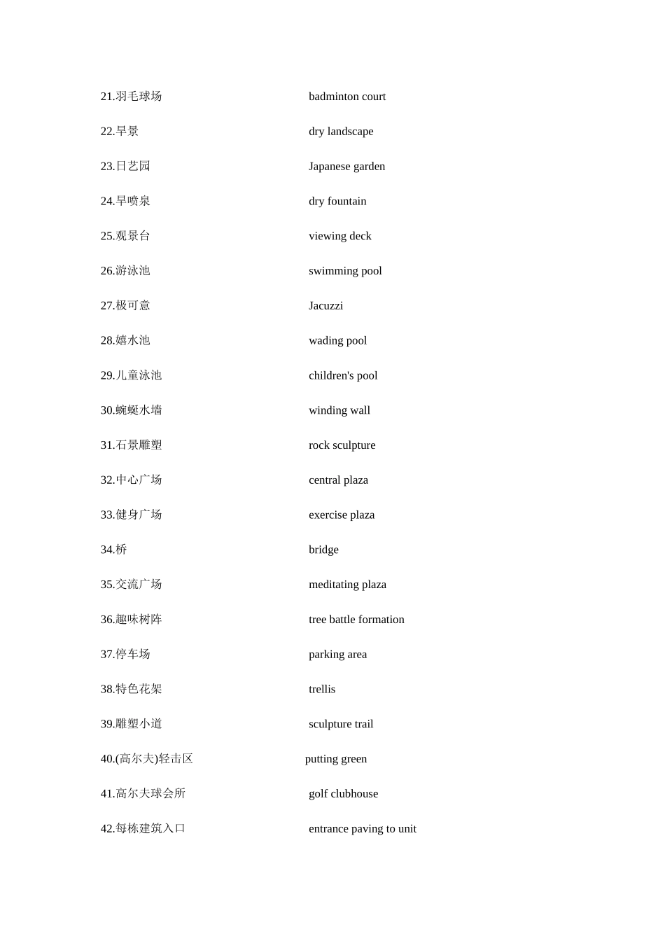 园林专业英语1_第2页