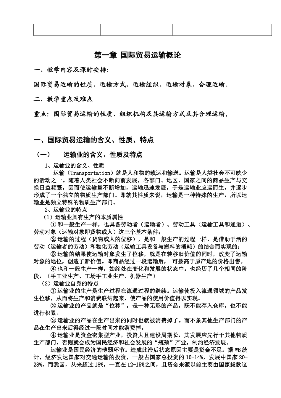 国际货物运输与保险培训资料_第2页