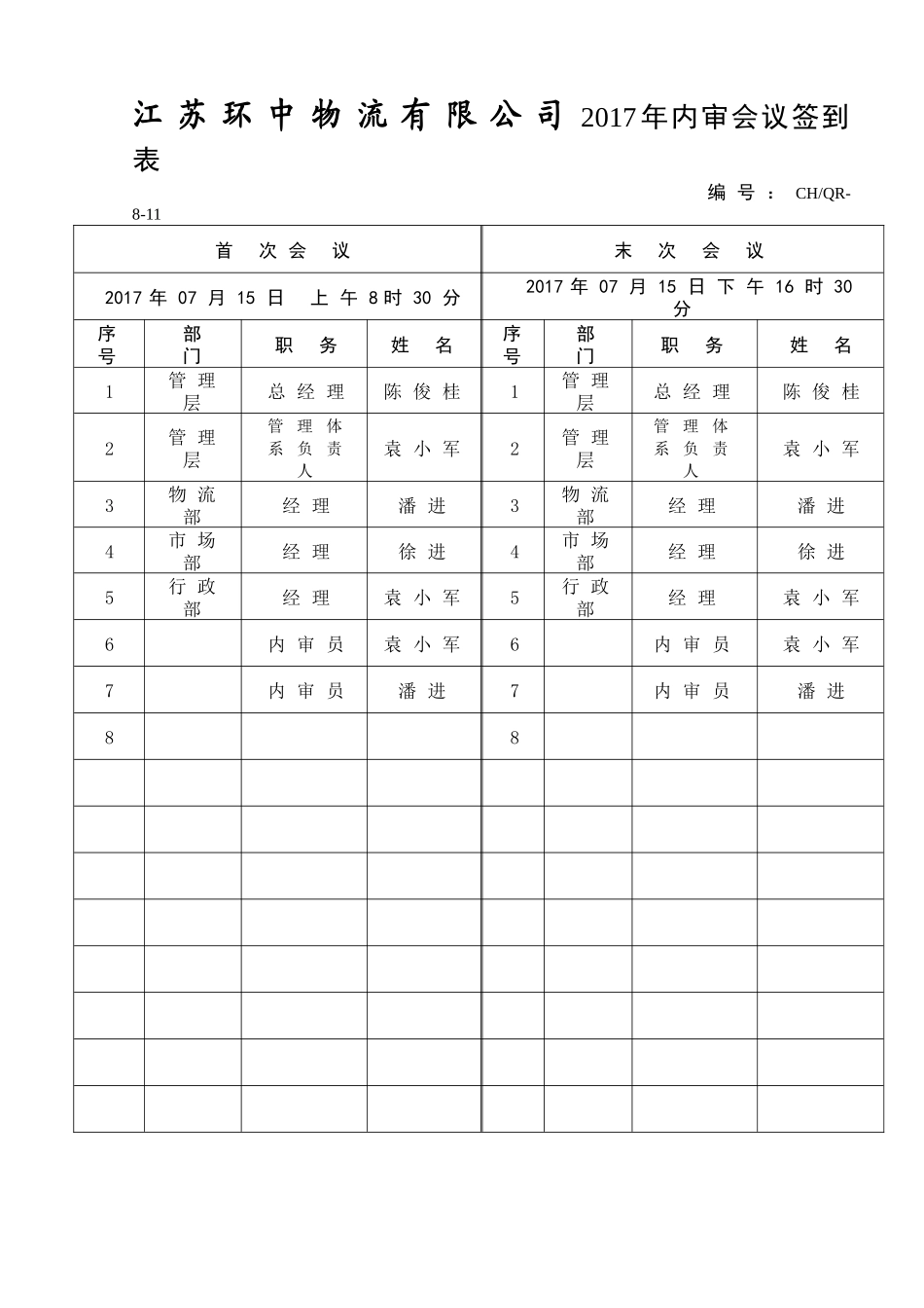 内部审核及管理评审报告_第3页
