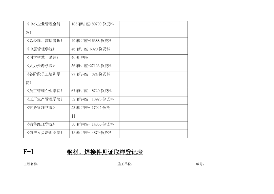 建筑工程监理台帐表格_第2页