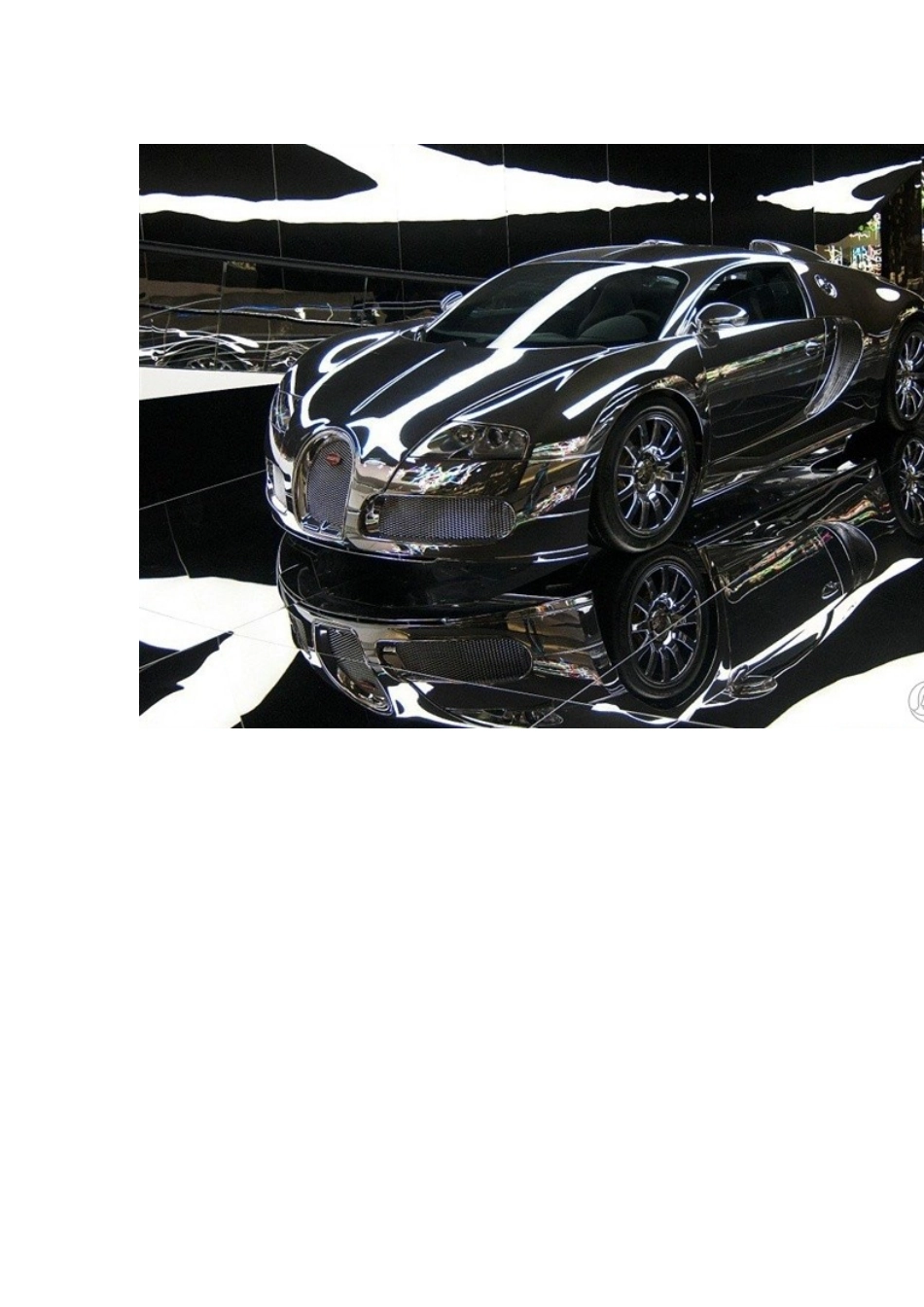 德国大众汽车城直击电镀黑布加迪威龙_第1页