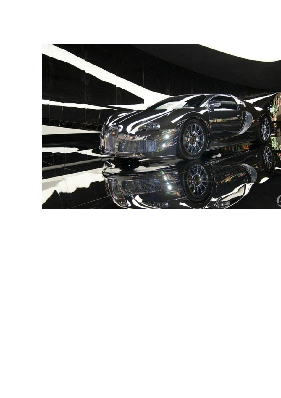 德国大众汽车城直击电镀黑布加迪威龙_第2页