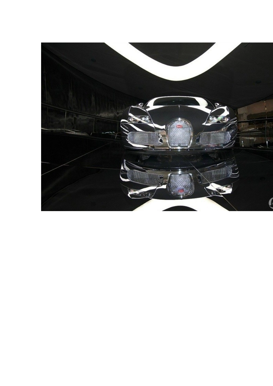 德国大众汽车城直击电镀黑布加迪威龙_第3页