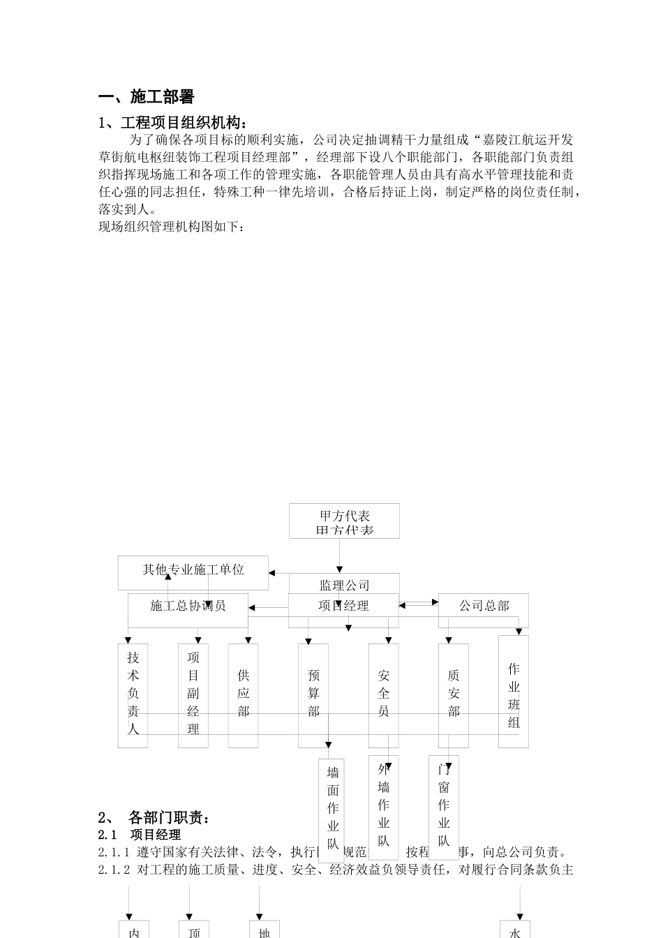 嘉陵江航运开发草街航电枢纽装饰工程(泄洪闸室内部分)_第3页