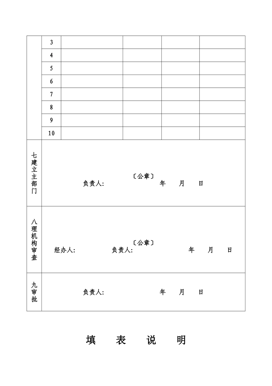 建设工程监理招标申报表_第3页