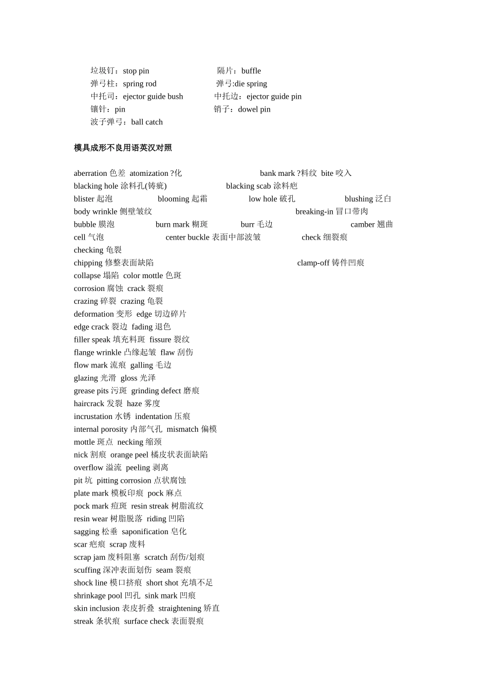 塑料模具专业英语toolsenglish_第2页