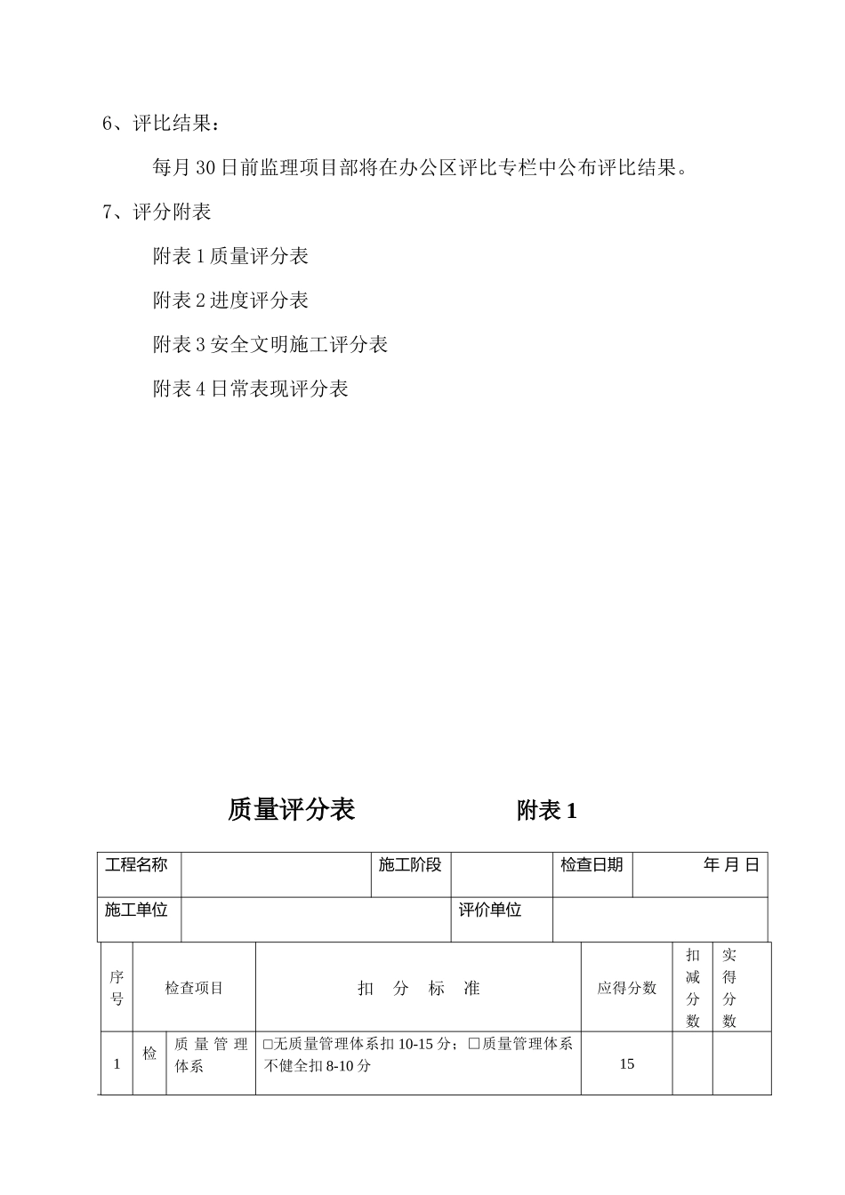 工程每月检查评分标准_第2页