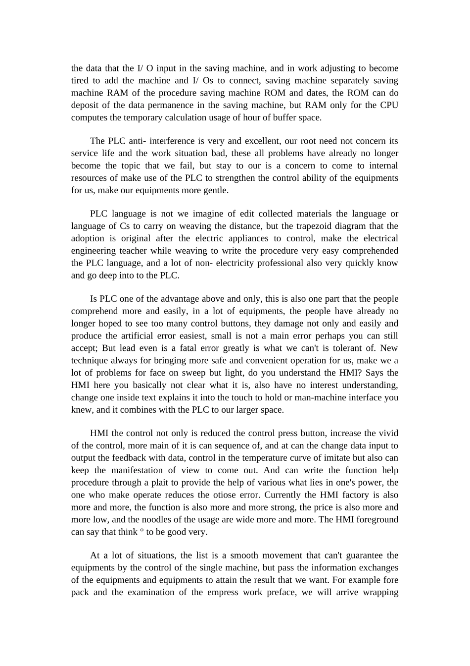 基于PLC控制的数字显示电子钟--英文文献翻译_第2页