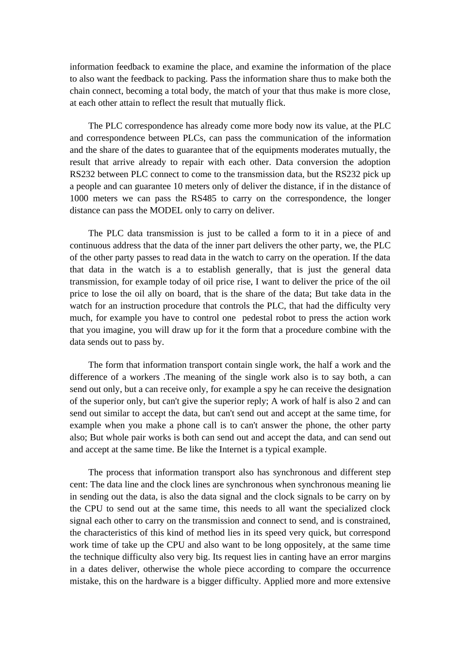 基于PLC控制的数字显示电子钟--英文文献翻译_第3页