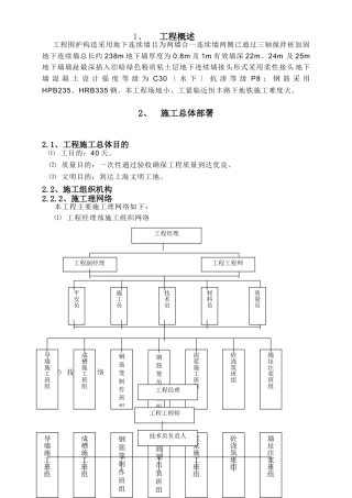 地下连续墙技术交底