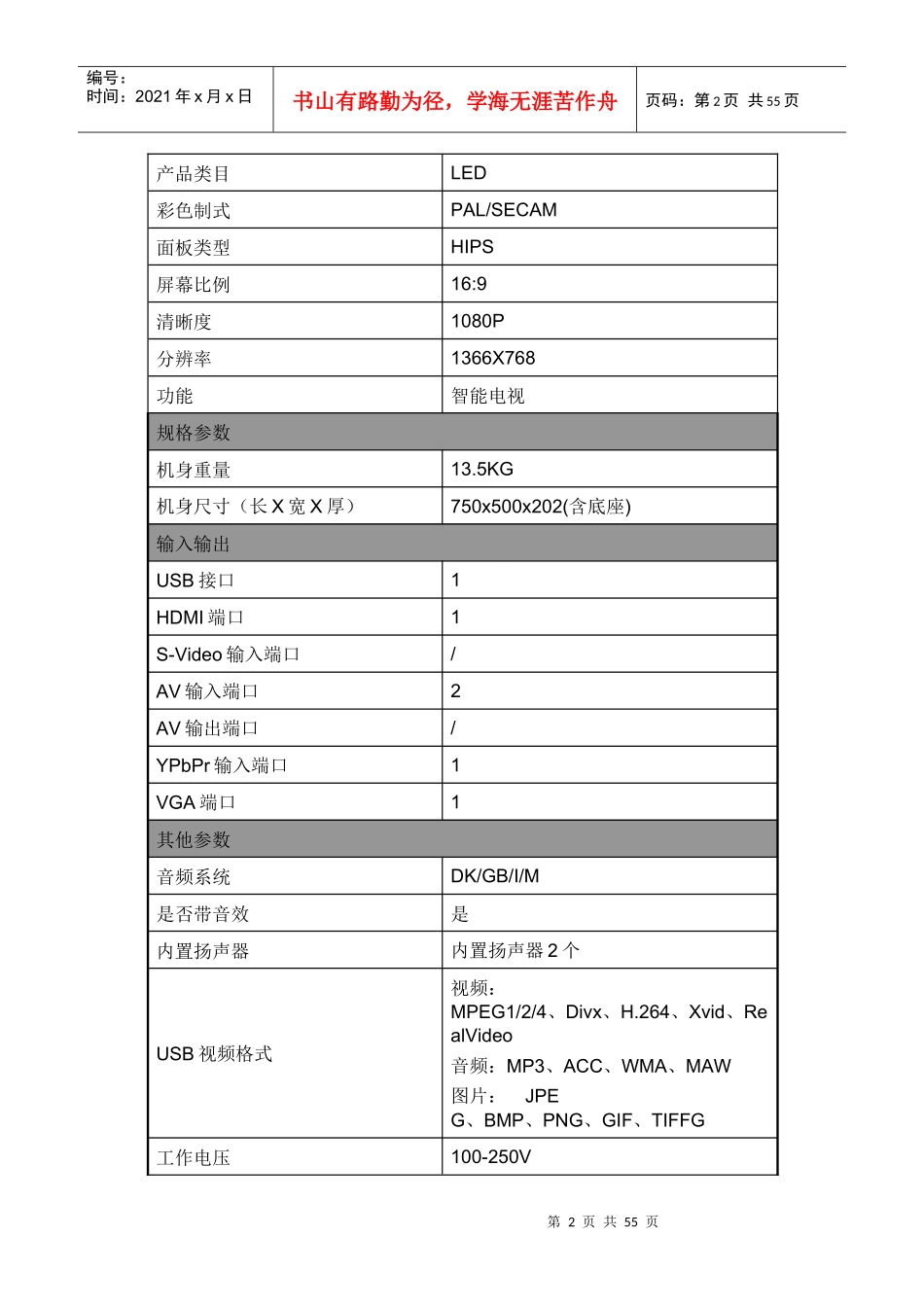 创佳彩电产品介绍按功能_第2页
