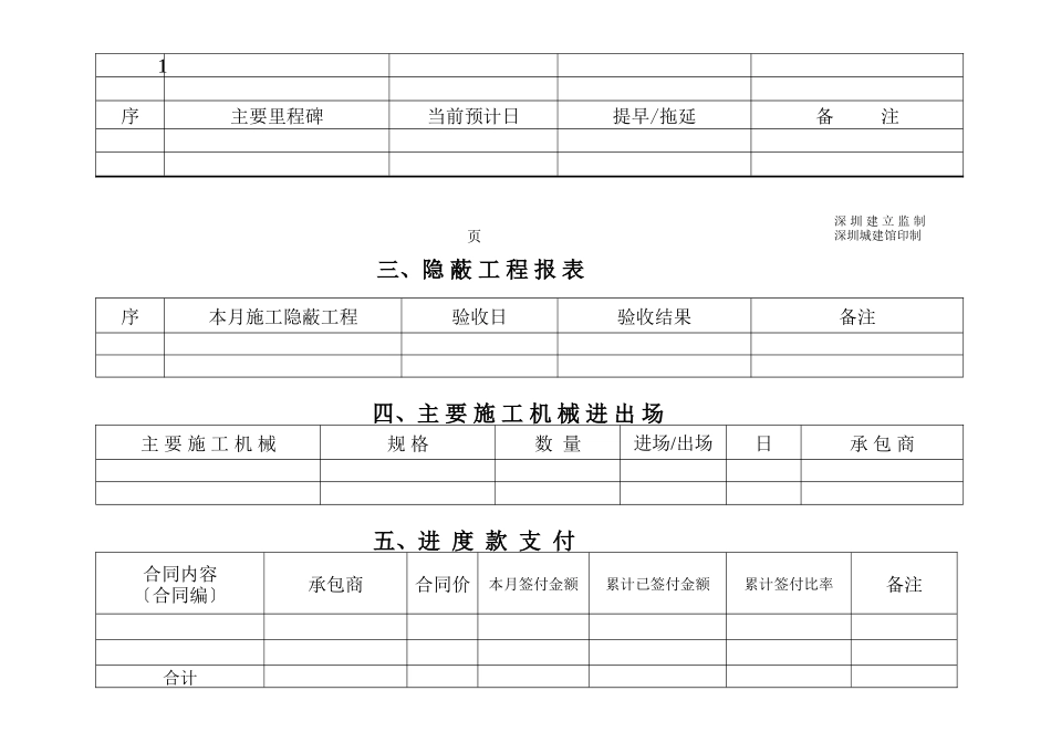 工程建设监理月报表_第3页