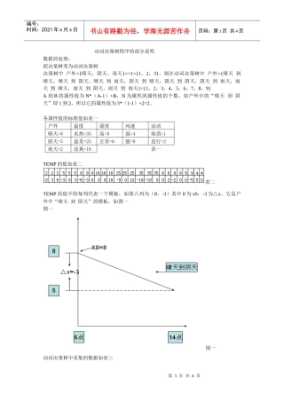 动词决策树程序的部分说明
