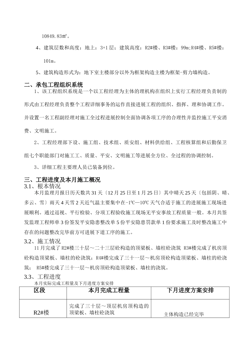 合肥市包河区九珑湾•广视花园（B）区工程监理月报_第2页