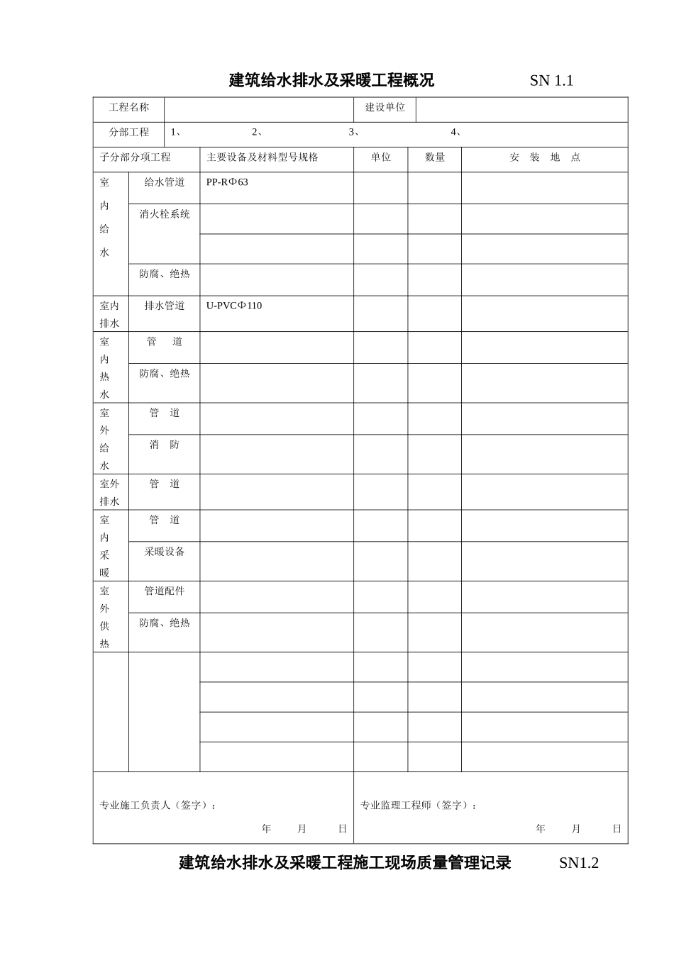 建筑给排水及采暖工程概况_第1页