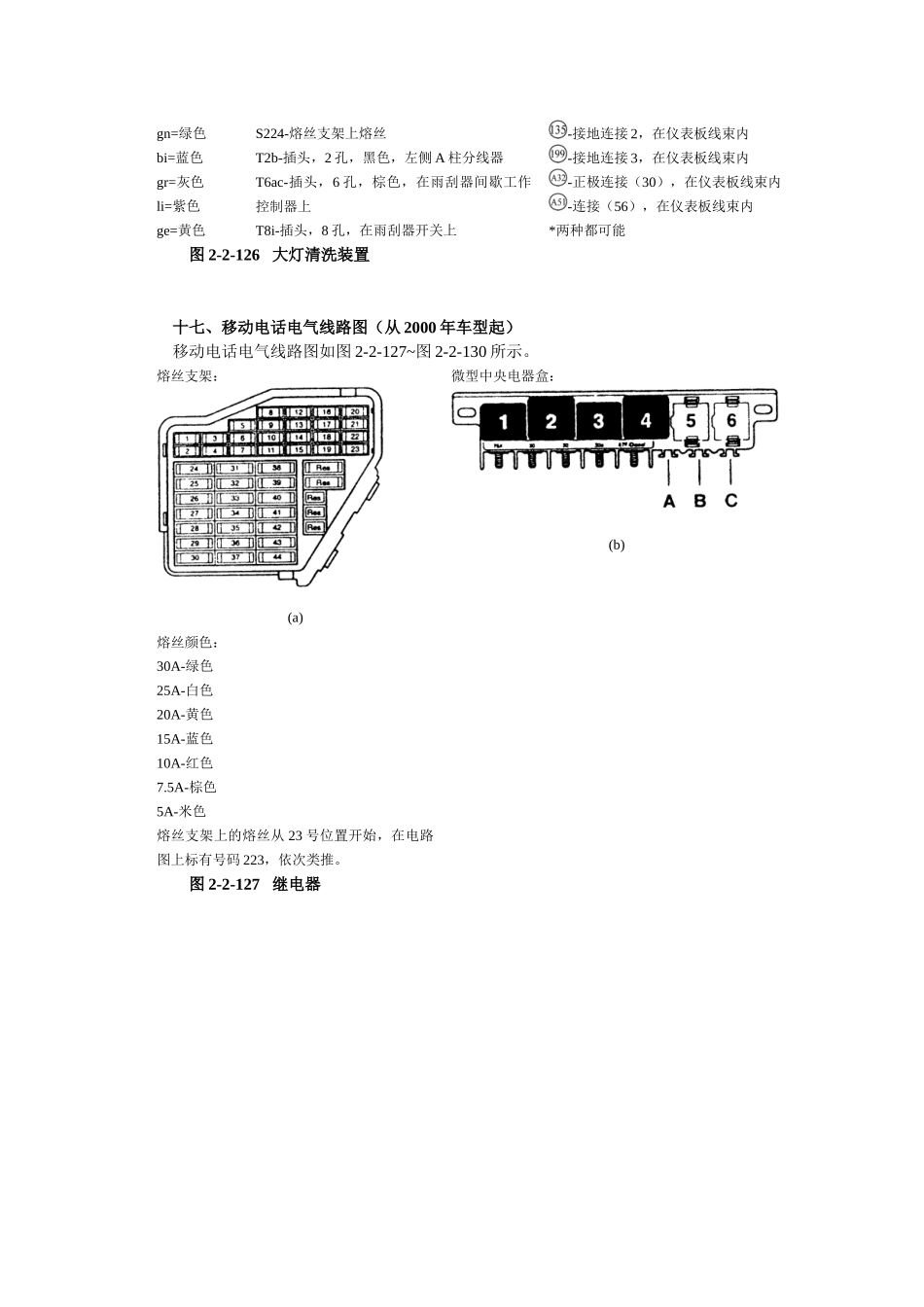 大灯清洗装置电气线路图(1)_第3页