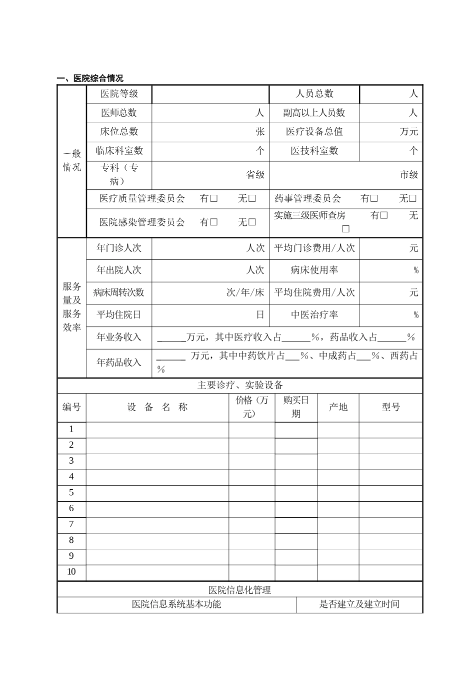 国家中医药管理局农村医疗机构-编号：序号：_第2页
