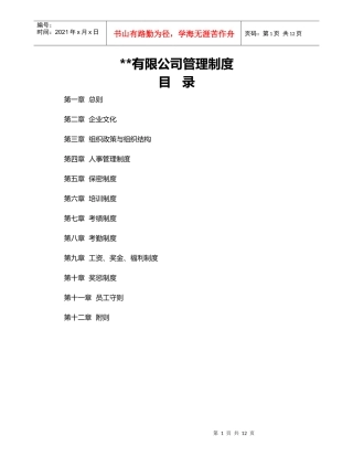 医药公司管理制度1