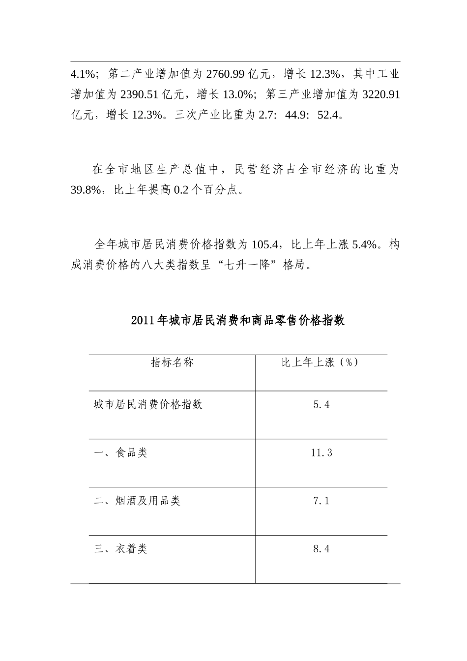 南京市XXXX年国民经济和社会发展统计公报_第2页