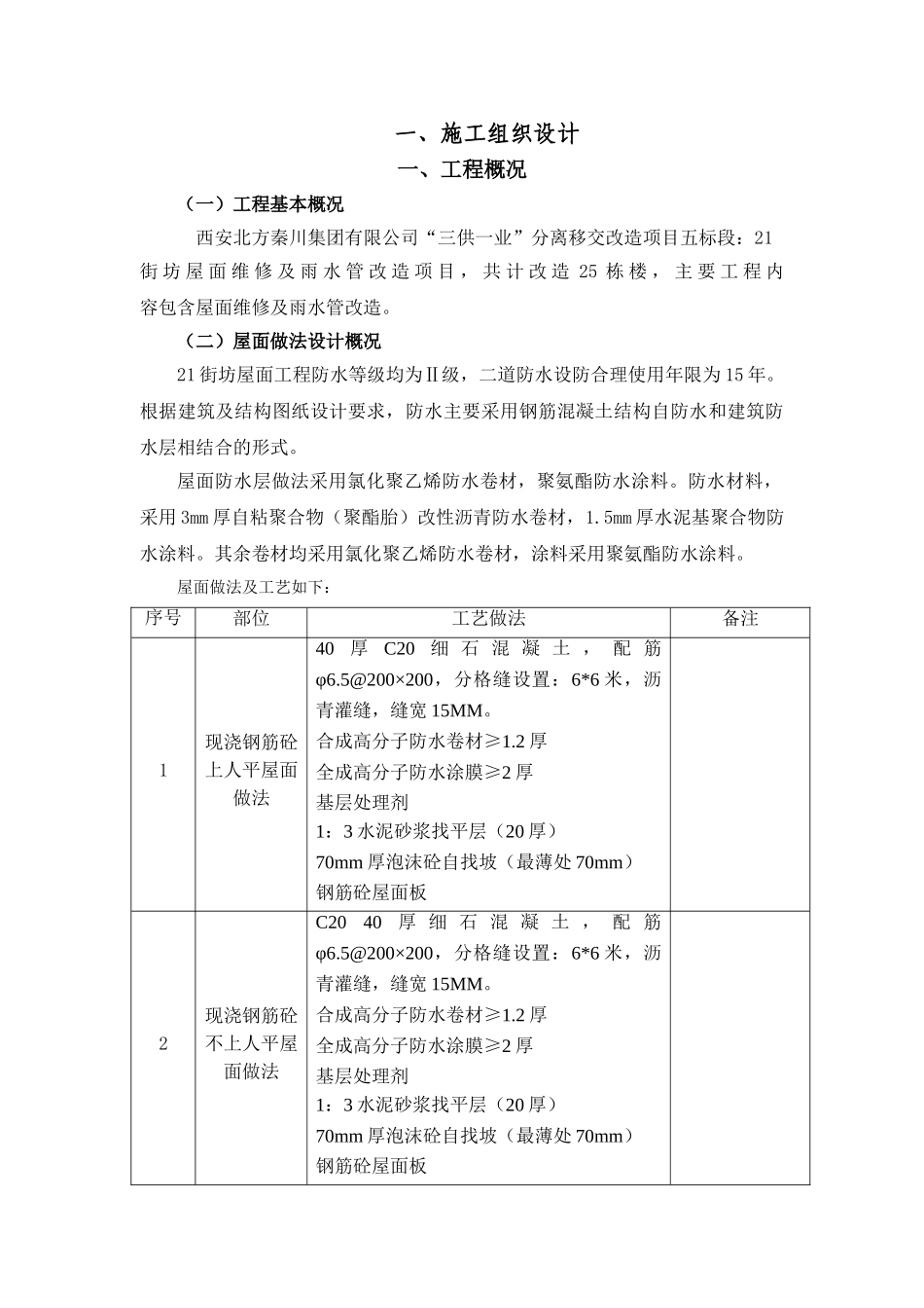 屋面防水工程施工方案范本(40页)_第3页