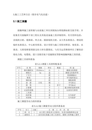 工艺(既有电气化)a