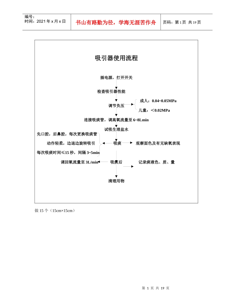 医院17种仪器流程卡_第1页