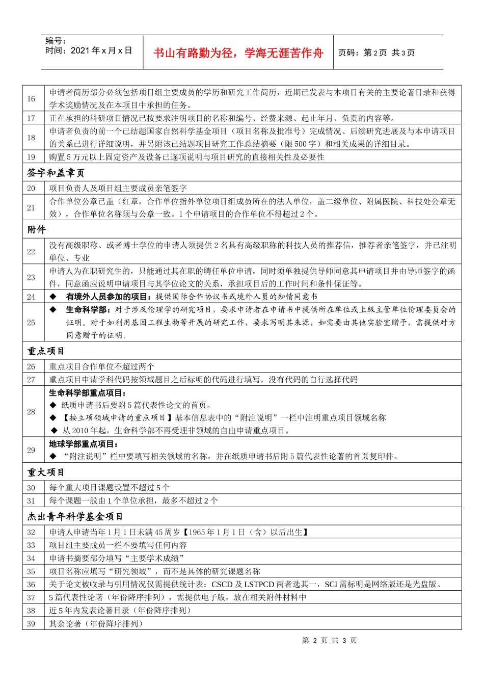 北师大XXXX年度基金项目形式审查明细表-北京师范大学科_第2页