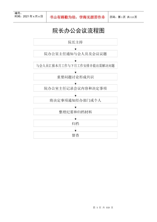 医院工作流程架构图图集