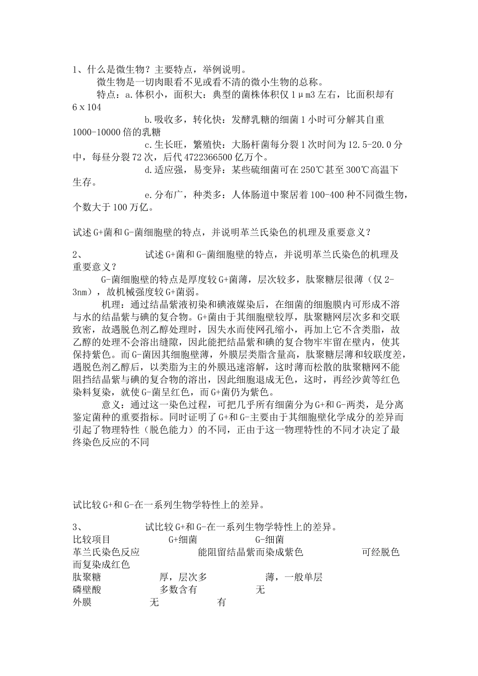 微生物试题及答案_第1页