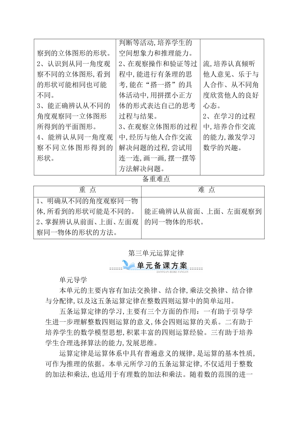 第一单元 四则运算测试题_第3页