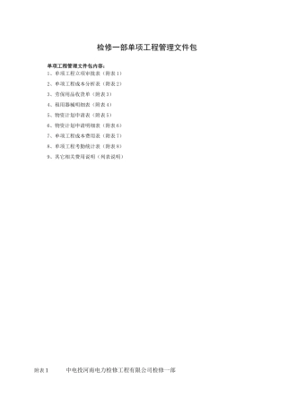 单项工程成本表格(南阳#1机密封瓦检修)XXXX23---XXXX28