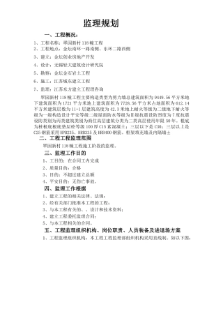 建筑工程监理规划cvb