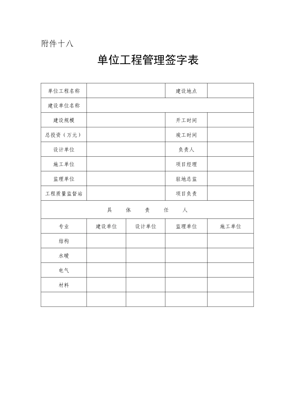 工程竣工验收备案相关表格_第1页