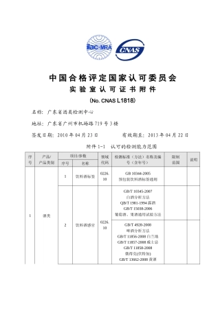 广东省酒类检测中心