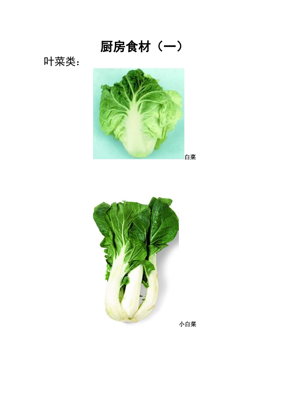厨房食材大全组图(一)_第1页