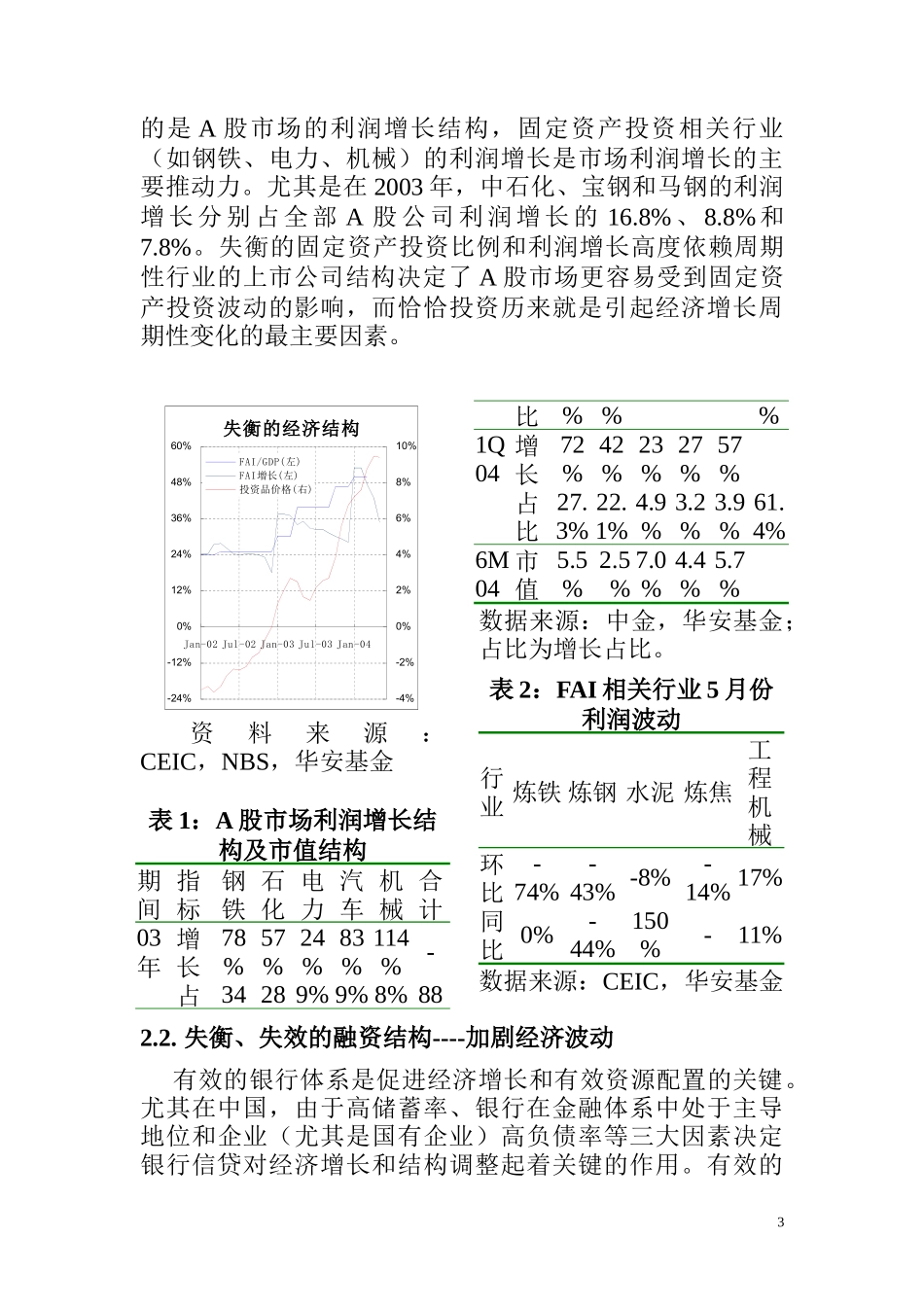 华安基金公司的三季度投资策略_第3页