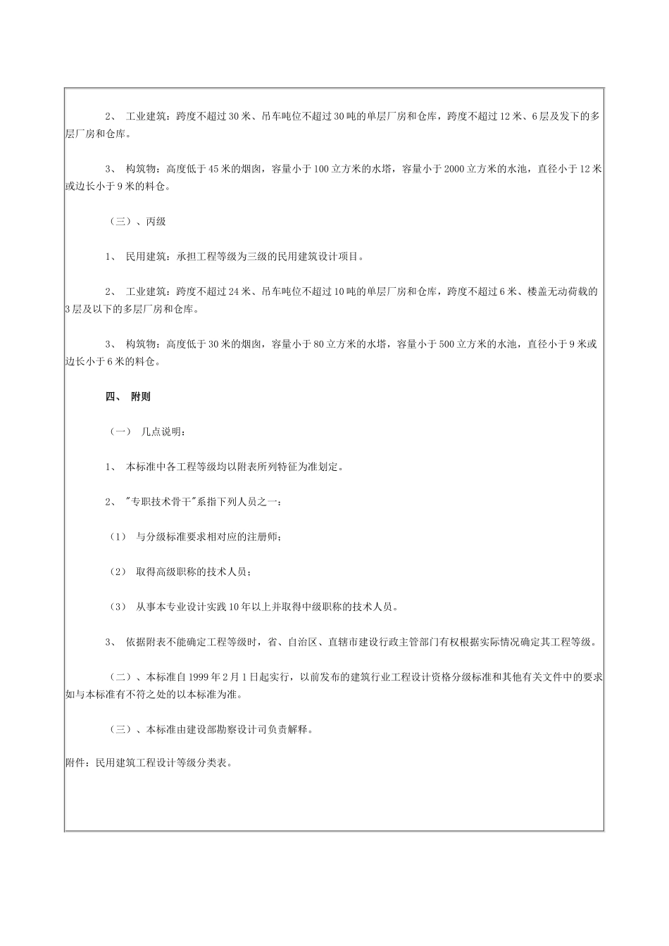 建筑工程设计资质分级标准_第3页