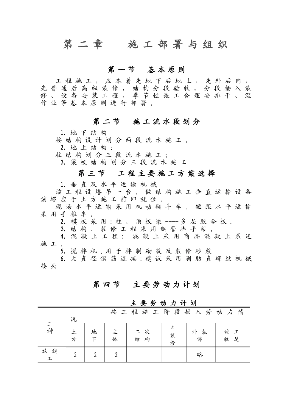 庄上煤矿土建工程施工组织设计3(83页)_第3页