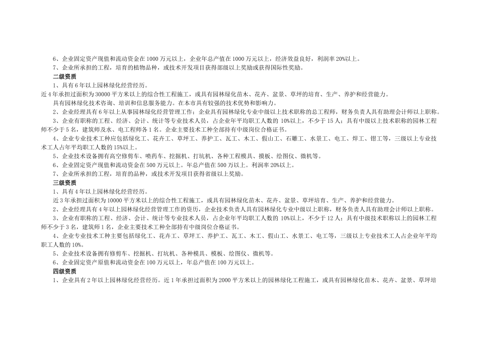 园林企业资质划分细则_第2页