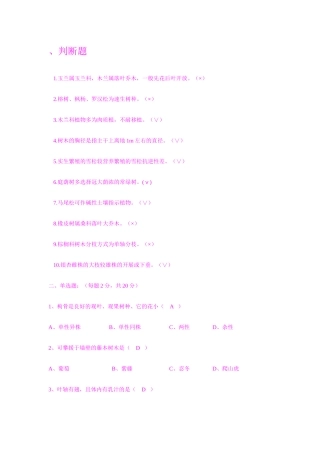 园林树木参考卷