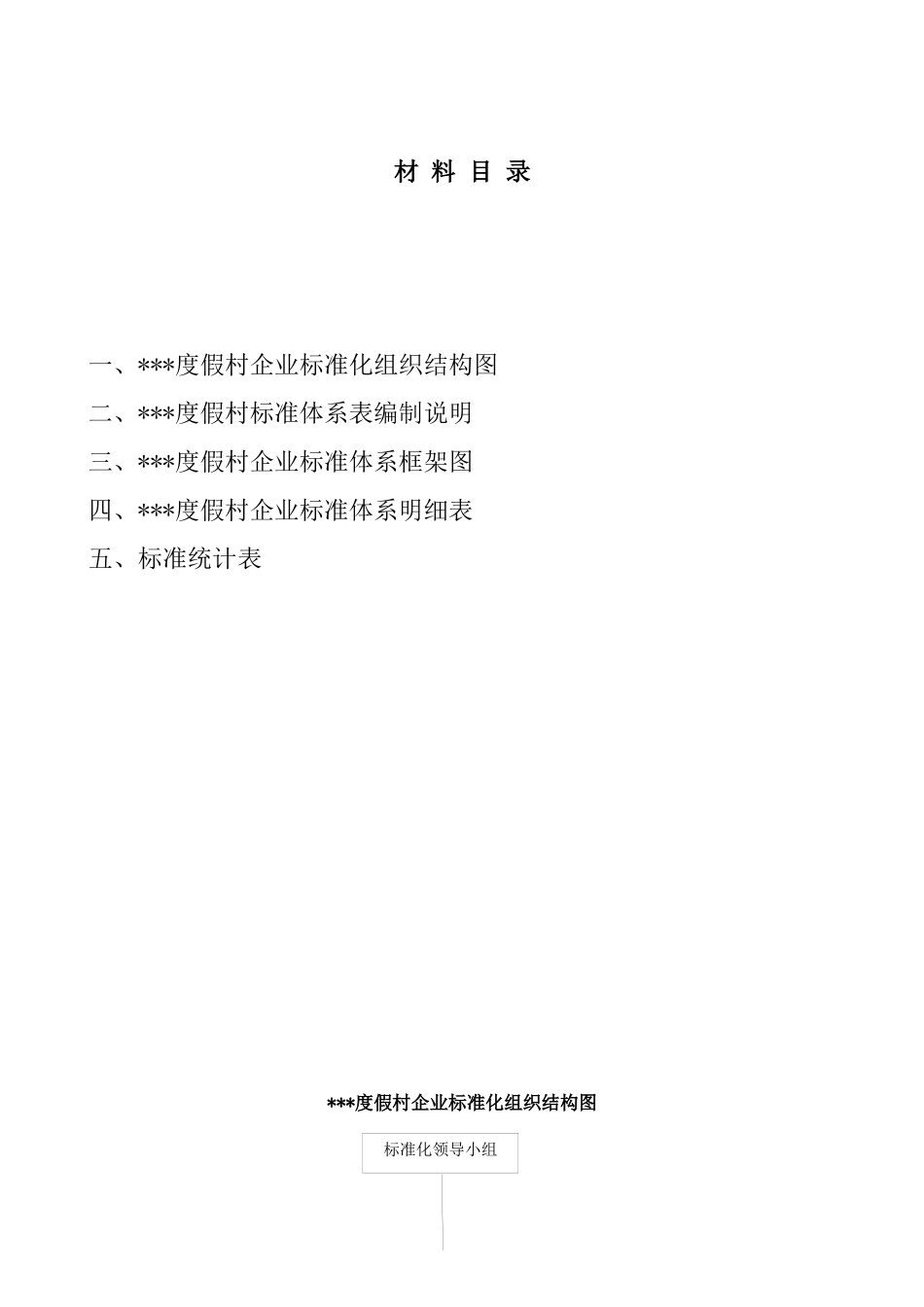 度假村酒店旅游标准化体系_第2页