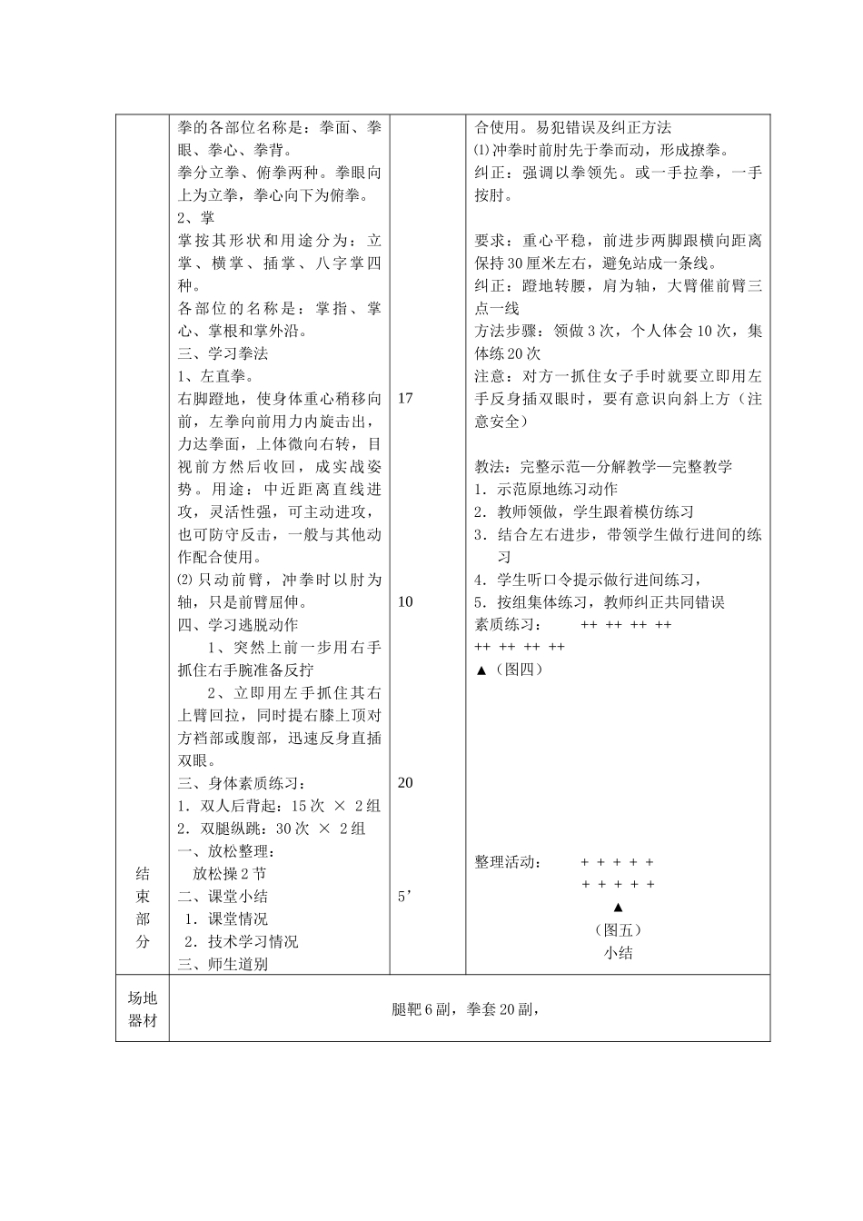 女子防身术主选课电子版教案_第2页