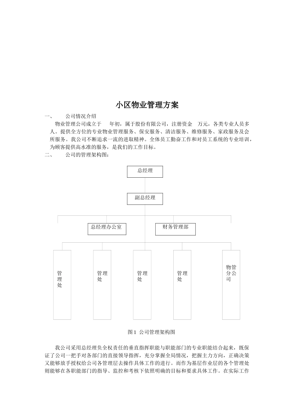 小区物业管理方案详解_第1页