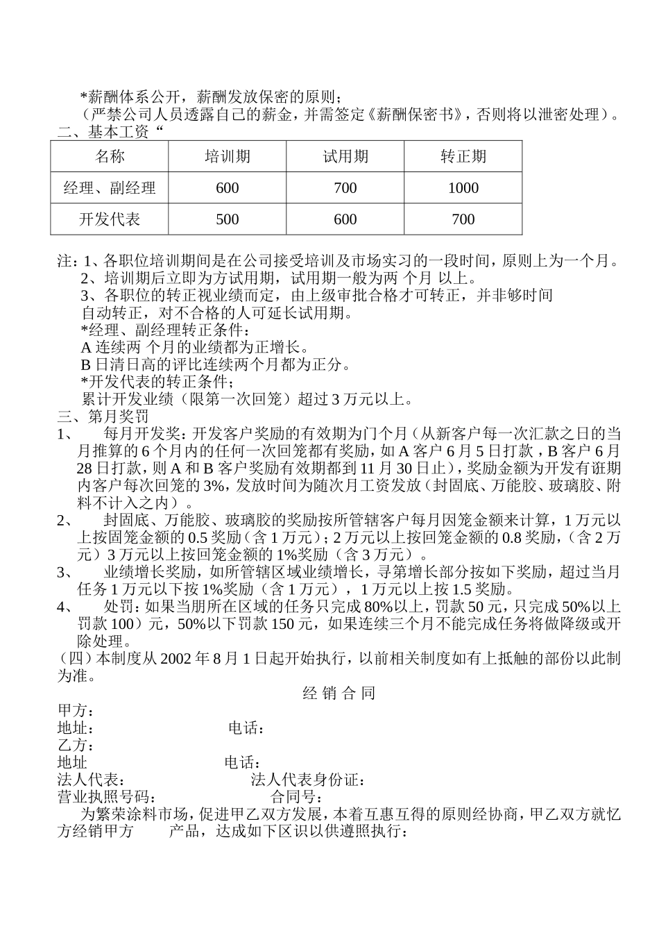 分销网络部岗位职责梳理汇总_第3页