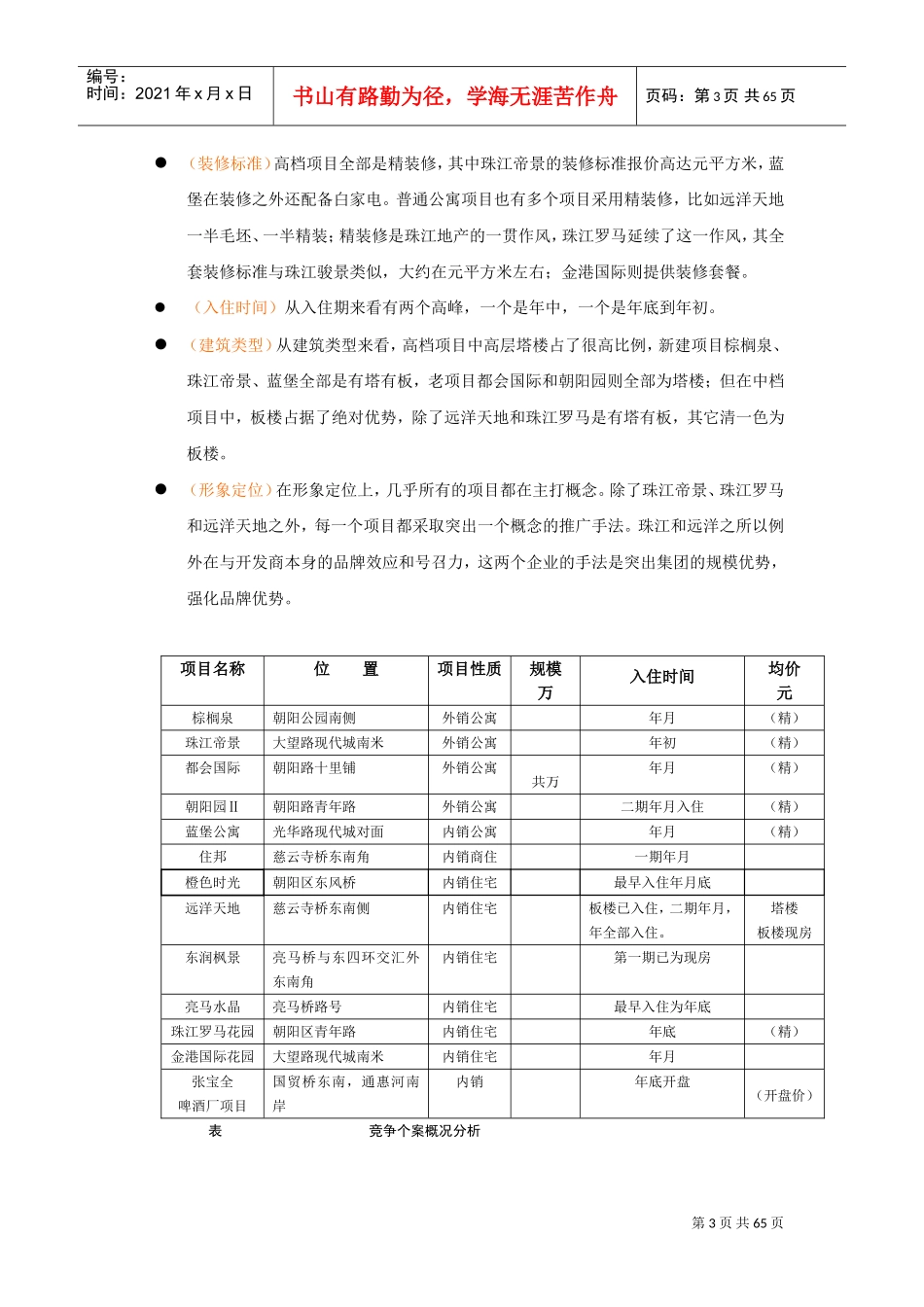 北京朝阳国际公寓推广方案(DOC70页)_第3页